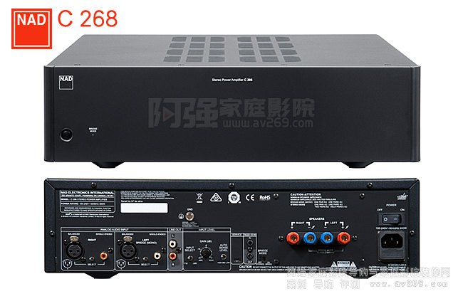 NAD C268wţ80W300W󼉹ŽB